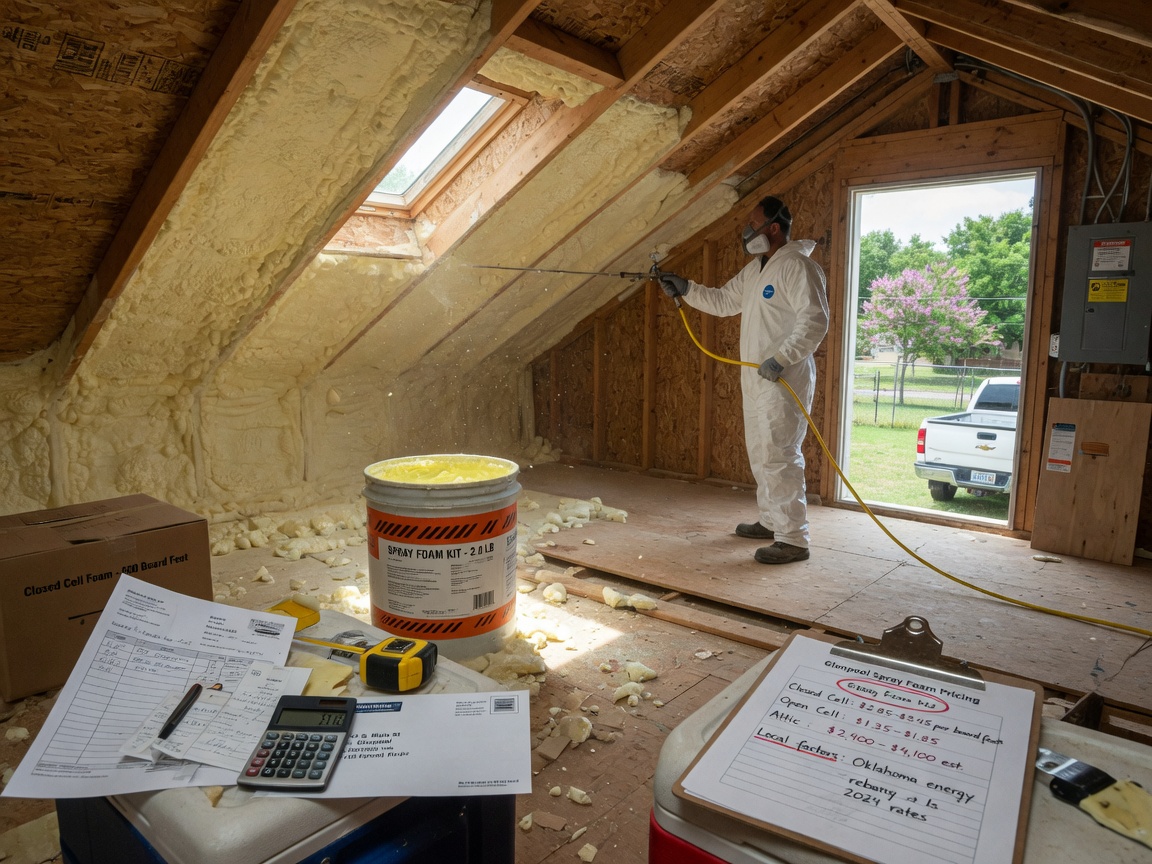 How Much Does Spray Foam Insulation Cost in Glenpool?
