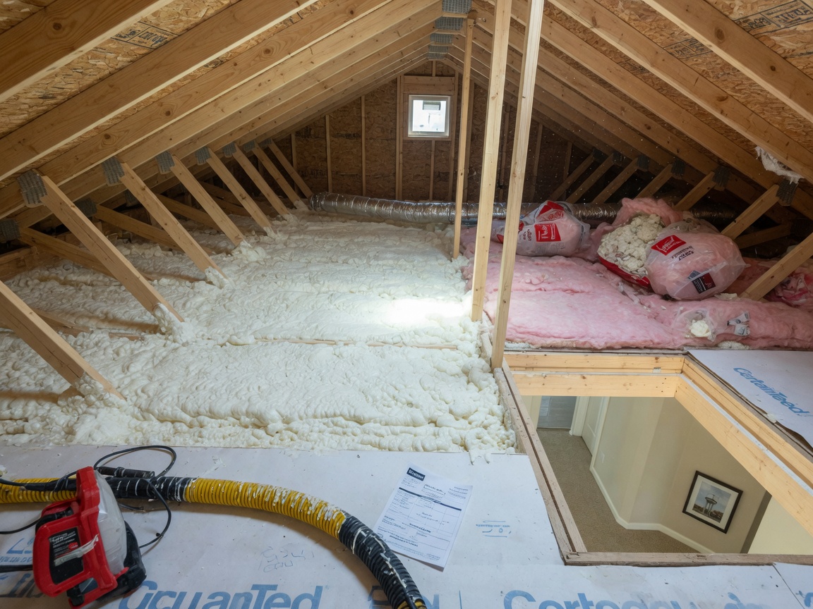 Is Attic Spray Foam Worth It for a Newer Glenpool Home?