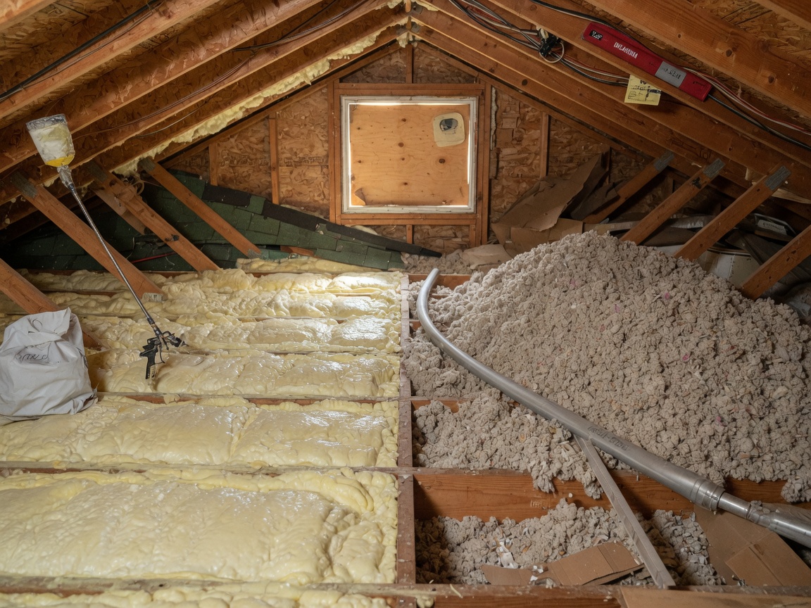 Spray Foam vs Blown-In Insulation: Which Is Better for Glenpool Homes?