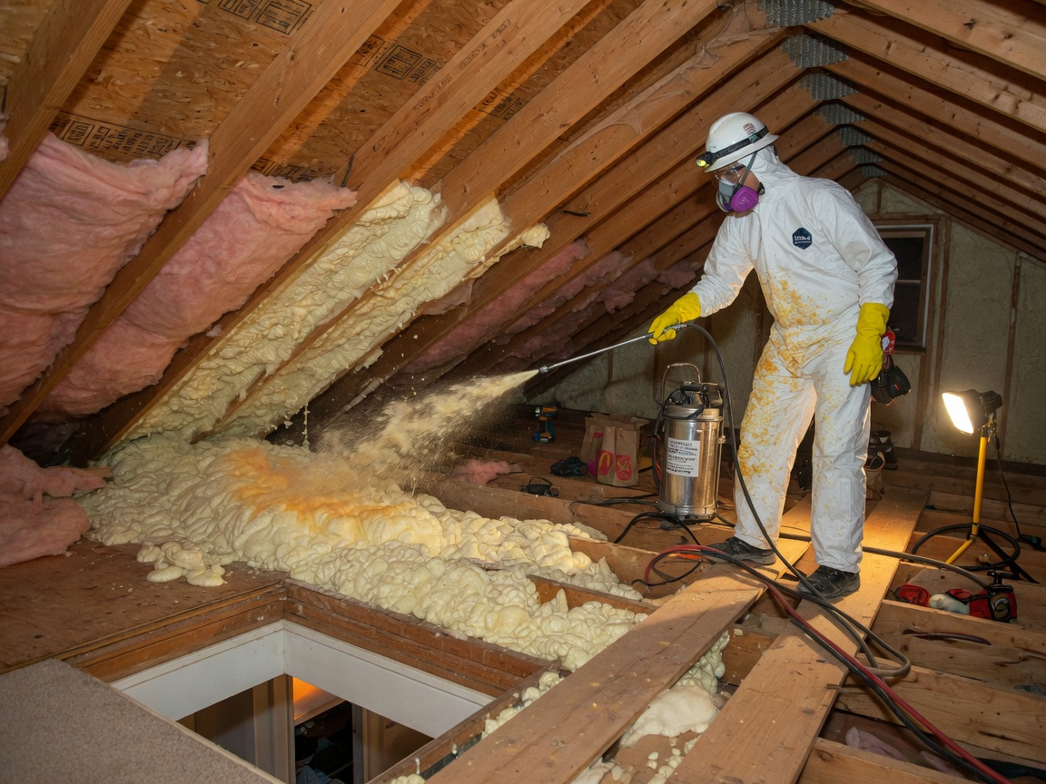 spray foam insulation in Beggs
